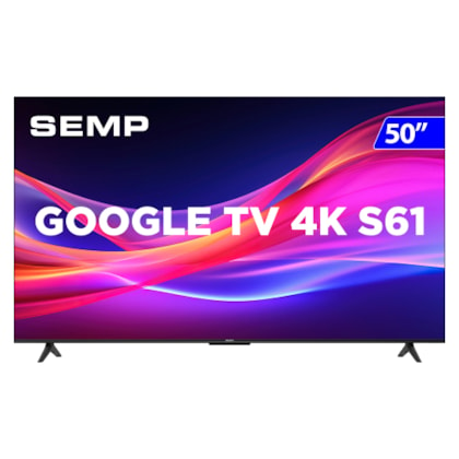 Televisor Smart Semp 50 Led 4K Google Tv 50S61