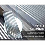 Telha de Aluminio 2,44x0,66x0,20 Comum.