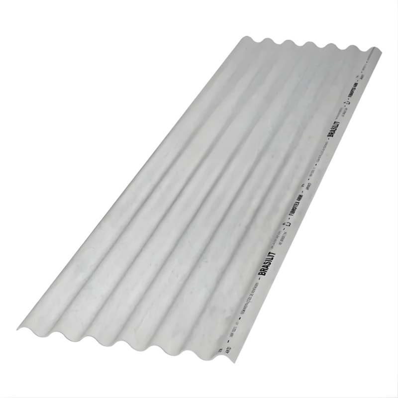 Telha Ondulada em Brasilit Comum 4mm 2,44x0,50 Metros Cinza-87faf510-cfe4-42dc-8ba5-2a25241d5151