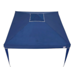 Tenda Bel Gazebo Aluminio Dobravel 3X3m Poliester Azul