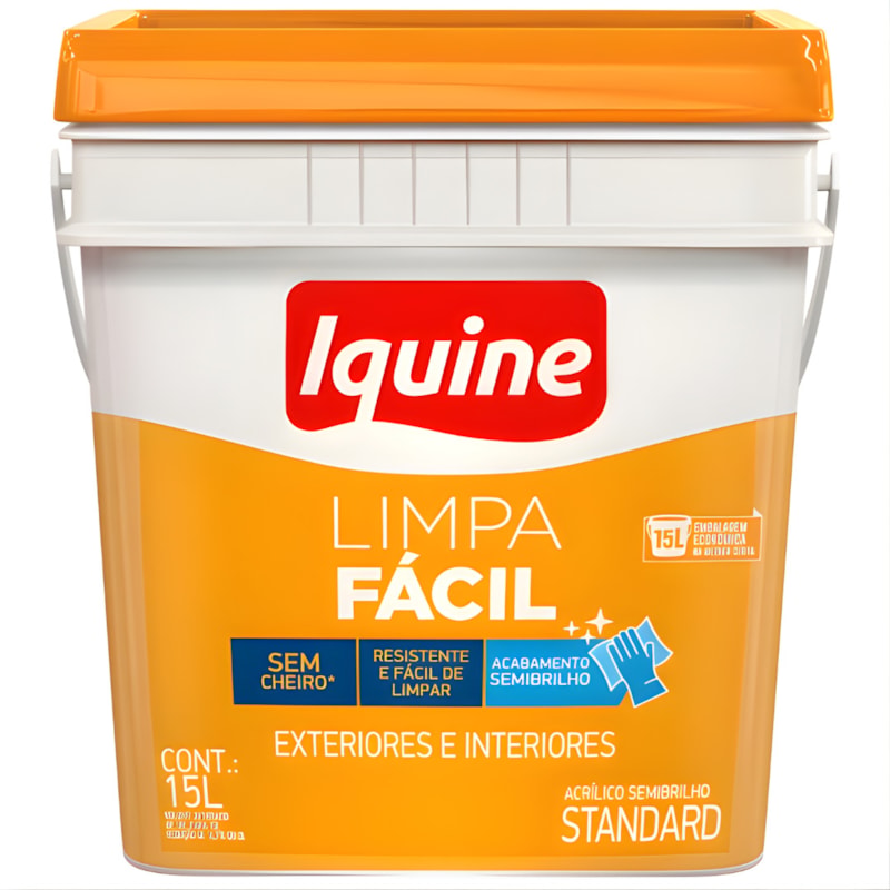 Tinta Acrílica Iquine Limpa Fácil 15 Litros Branco Neve Retangular Semibrilho-b099c274-da50-4ba3-9d62-b1ef0fdf603f