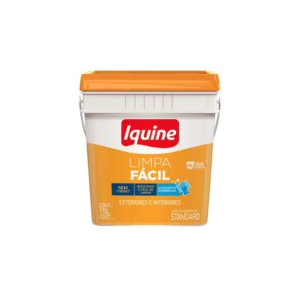 Tinta Acrílica Iquine Limpa Fácil 15 Litros Branco Neve Retangular Semibrilho-238a2725-2ecc-4ef4-af79-6060ae6c49a6