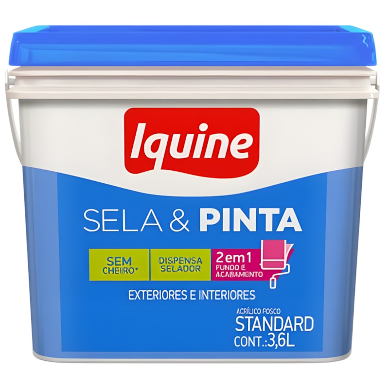 Tinta Acrílica Iquine Sela & Pinta 3,6L Onça