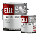 Tinta Elit Esmalte Sintetico Alto Brilho 3,6L Cinza Medio