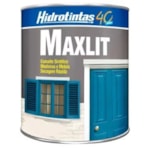 Tinta Esmalte Maxlit 3L Branco Hidrotintas