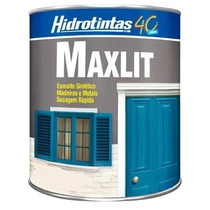 Tinta Esmalte Maxlit 3L Branco Hidrotintas