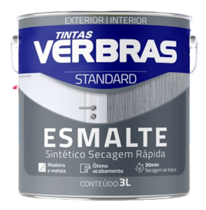 Tinta Esmalte Vpro Standard GL 3L Branco 1801