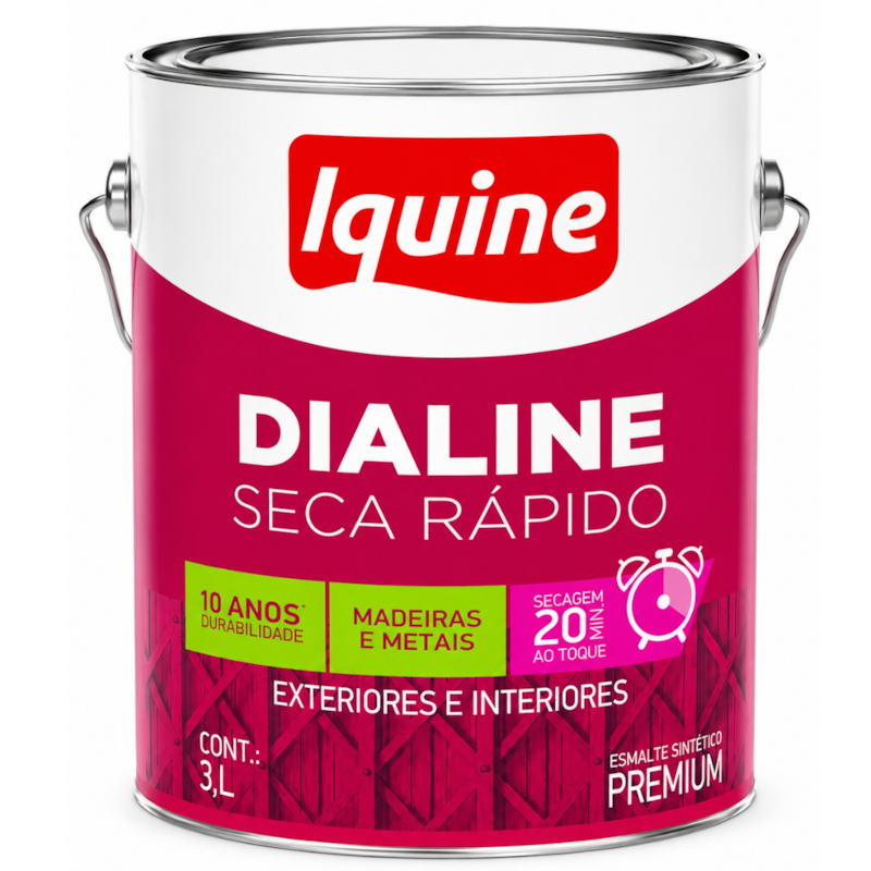 Tinta Iquine Dialine Seca Rapido 3,0L Amarelo-e4192ca2-ab11-4819-a7f0-91b140fface3