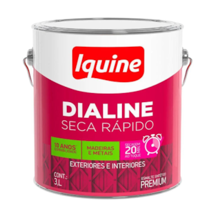 Tinta Iquine Dialine Seca Rapido 3,0L Amarelo