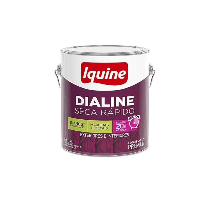 Tinta Iquine Dialine Seca Rapido 3,0L Azul Celeste