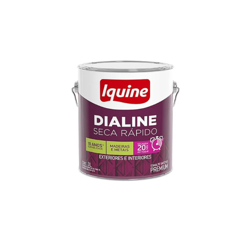 Tinta Iquine Dialine Seca Rapido 3,0L Azul Del Rey