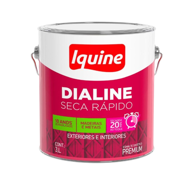 Tinta Iquine Dialine Seca Rapido 3,0L Branco Neve-91f260e1-8287-40db-8537-1ae22bebe95a