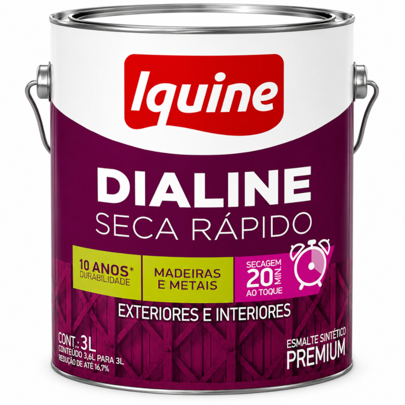 Tinta Iquine Dialine Seca Rapido 3,0L Marfim-db2950d4-572e-4fb2-9e00-f5fbb4c2291a