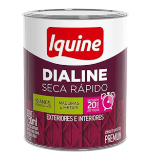 Tinta Iquine Dialine Seca Rapido 750ML Branco Neve