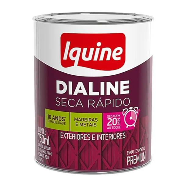 Tinta Iquine Dialine Seca Rapido 750ML Cinza Medio-705a6cad-5b7a-4011-934f-1b31365b14fb