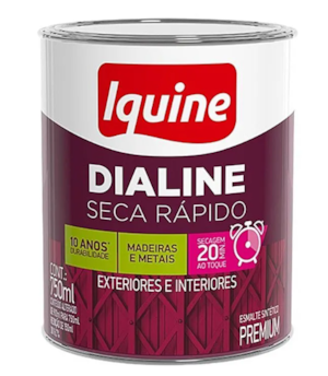 Tinta Iquine Dialine Seca Rapido 750ML Marrom Tabaco