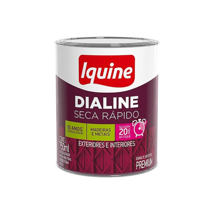 Tinta Iquine Dialine Seca Rapido 750ML Perola