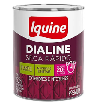 Tinta Iquine Dialine Seca Rapido 750ML Vermelho