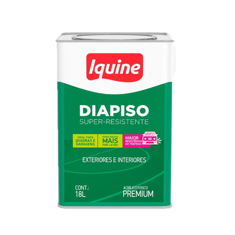 Tinta Iquine Diapiso Super Resistente 18L Verde Folha