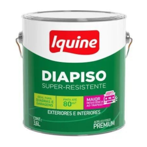Tinta Iquine Diapiso Super Resistente 3,6L Vermelho
