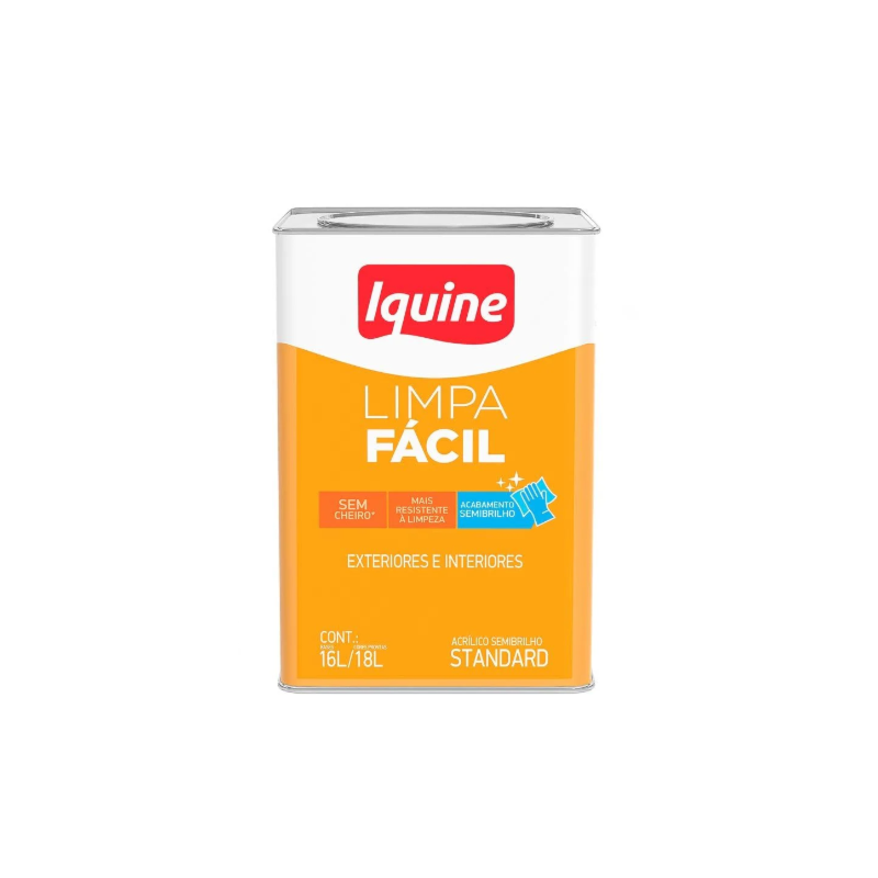 Tinta Iquine Limpa Facil 18L Branco Neve