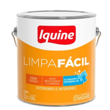 Tinta Iquine Limpa Facil 3,6L Branco Neve