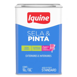 Tinta Iquine Sela e Pinta 18L Branco Neve