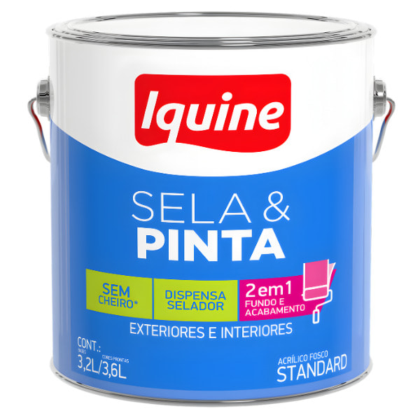 Tinta Iquine Sela E Pinta 3,6L Azul Petroleo-be9249c9-513f-454d-96a9-2649da598699