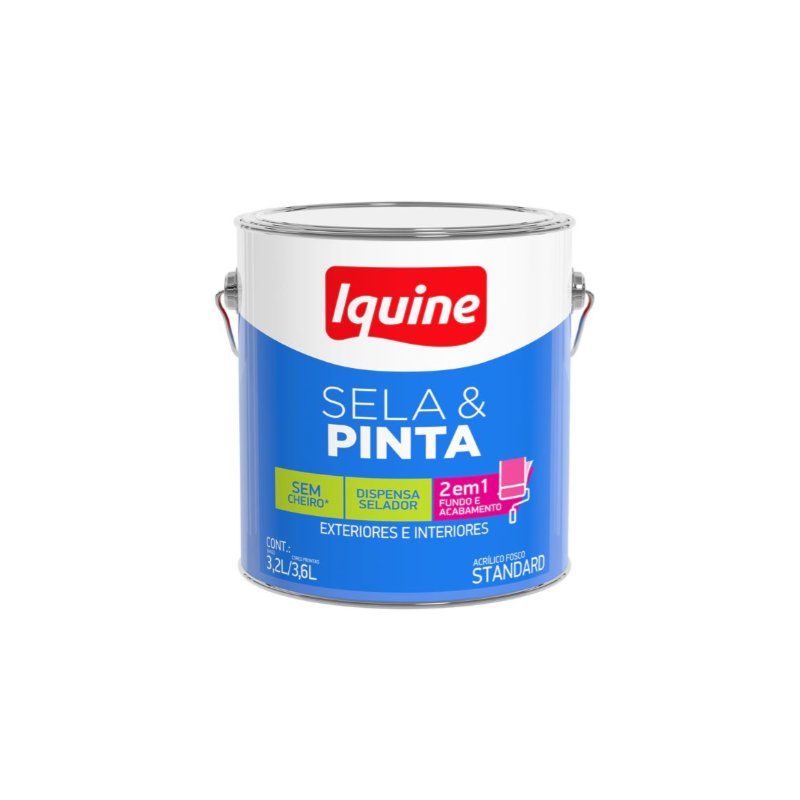 Tinta Iquine Sela e Pinta 3,6L Baia Do Sueste