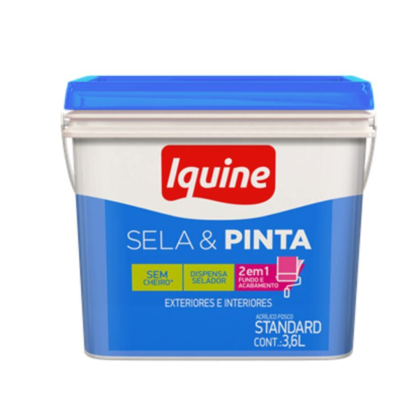 Tinta Iquine Sela e Pinta 3,6L Branco Neve Retangular-079accf7-8073-4f55-a578-75aea036c60d