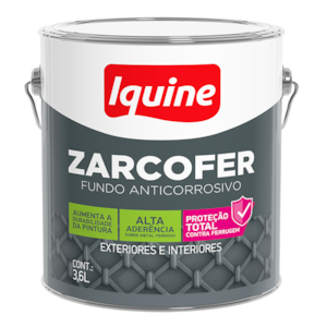 Tinta Iquine Zarcofer Anticorrosivo 3,6L Cinza