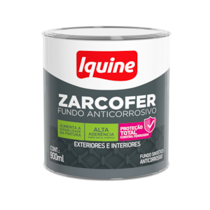 Tinta Iquine Zarcofer Anticorrosivo 900 mL Cinza