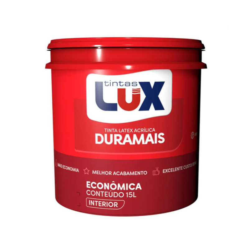 Tinta Látex Acrílica Lux Duramais 15L Verde Primavera &ndash; Acabamento Fosco Aveludado para Ambientes Internos