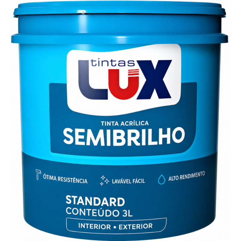 Tinta Lux Acrílica Semibrilho Amarelo Tambaú -dfd44a11-be18-4d59-a293-7827edd63a71
