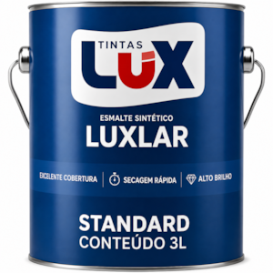 Tinta Lux Esmalte Sintético Luxlar 3,0L Vermelho Ferrari