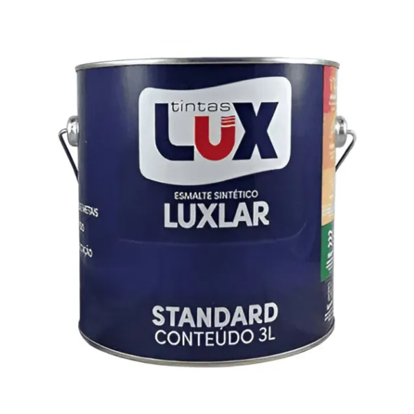 Tinta Lux Esmalte Sintético Luxlar 3,0L Vermelho Ferrari – Acabamento Brilhante para Madeira e Metal-448aa162-59d2-47e1-9400-c7ed75a44e21
