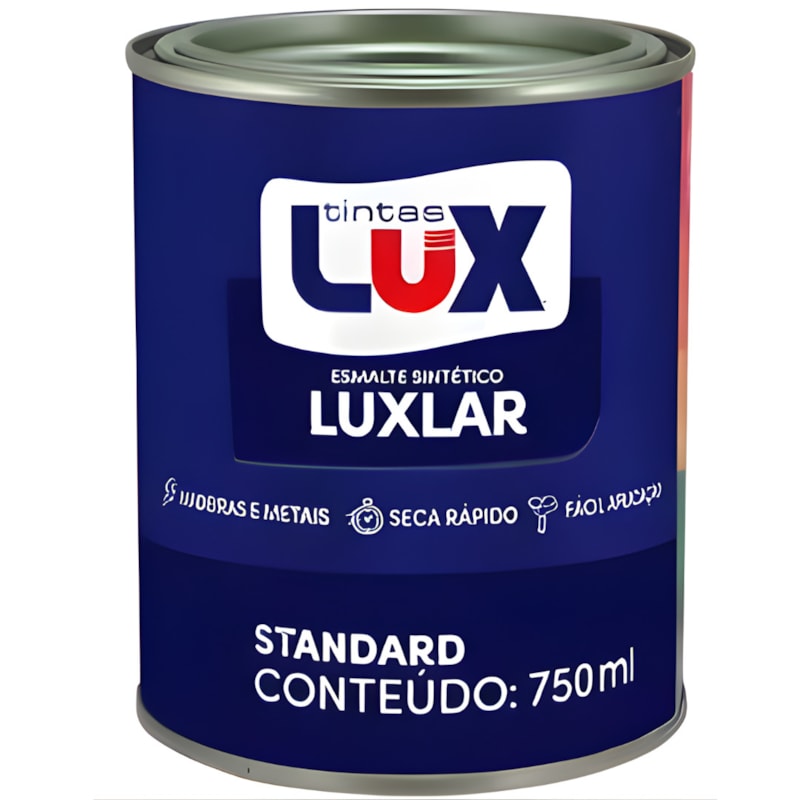 Tinta Lux Esmalte Sintético Luxlar 750ml Azul Del Rey-79301dd3-36cd-46c7-b987-024eac212f2a