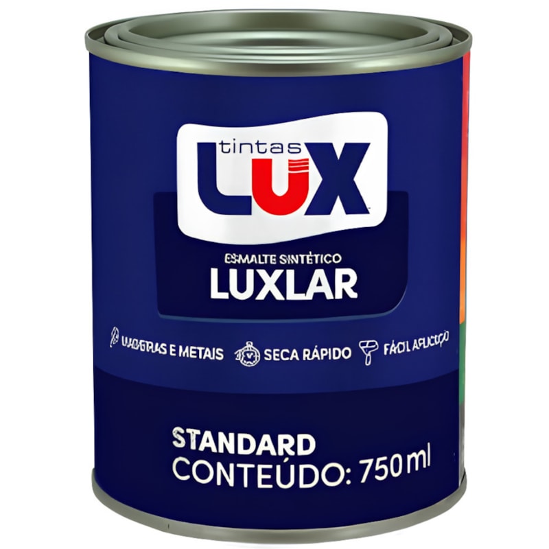 Tinta Lux Esmalte Sintético Luxlar 750ml Preto-0a6fc52e-9314-484a-bd29-2b75d45ce09a