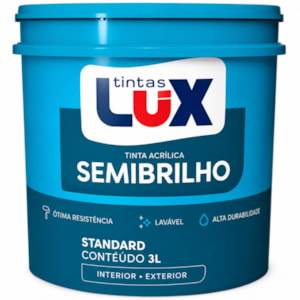 Tinta Lux Semibrilho 3L Branco Neve