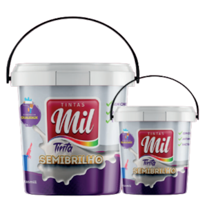 Tinta Semi Brilho Tintas Mil GL 3L Branco Neve