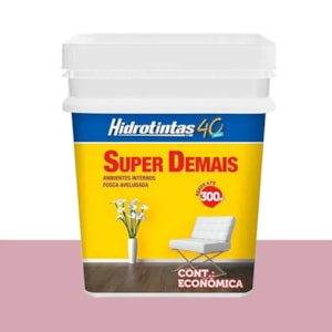 Tinta Super Demais Rosa Petala 15L Hidrotintas