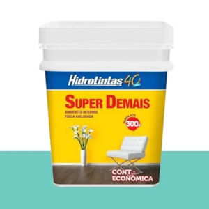 Tinta Super Demais Verde Piscina 15L Hidrotintas