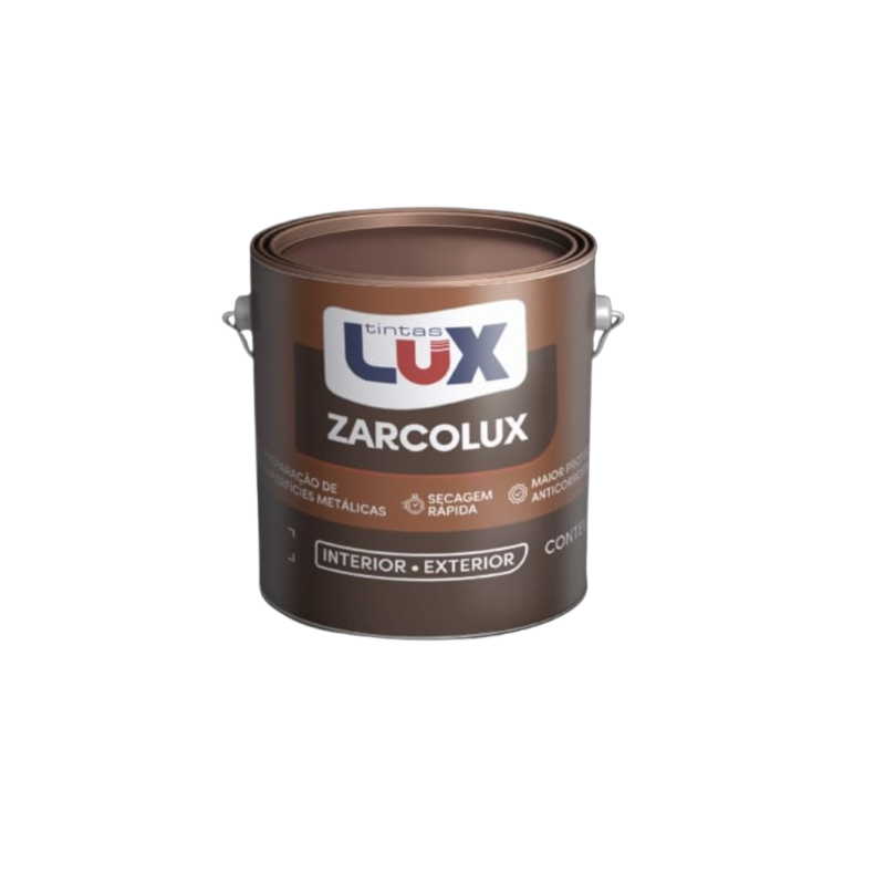 Tinta Zarcao Tintas Lux Zarcolux 3L Cinza