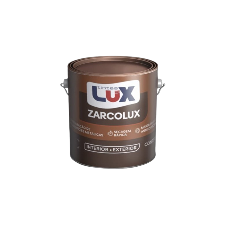 Tinta Zarcao Tintas Lux Zarcolux 3L Preto
