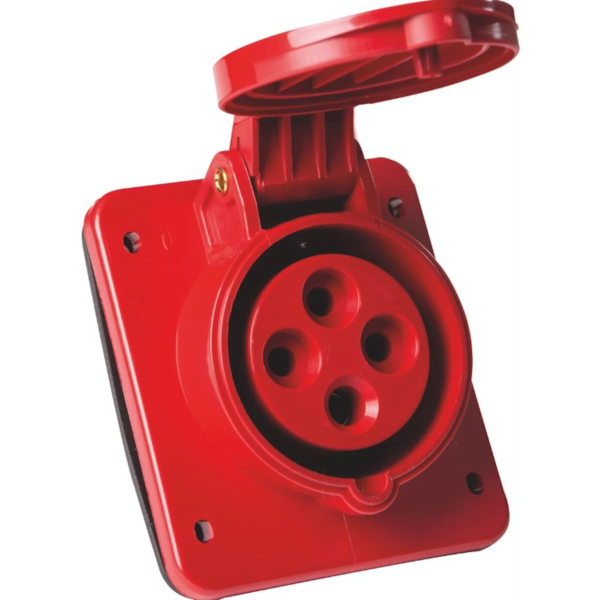Tomada de Embutir Industrial Tramontina 3P+T 32A 380-415V 6H IP44 Vermelho-91533dea-ab4a-4c66-a6dd-5f71152986d9