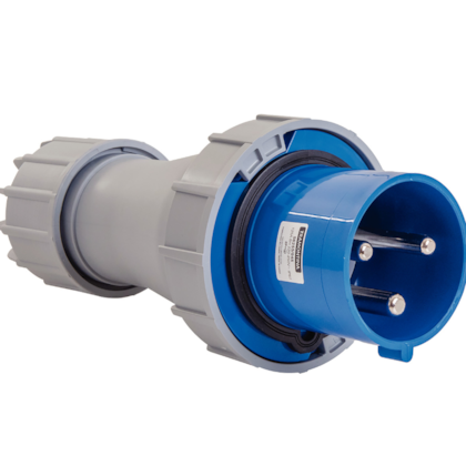 Tomada de Sobrepor Industrial Tramontina 2P+T 125A 220-250V 6H IP67 Azul