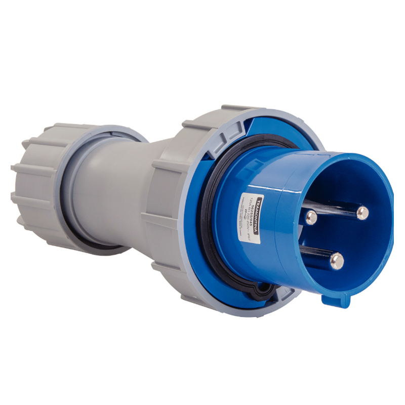 Tomada de Sobrepor Industrial Tramontina 2P+T 125A 220-250V 6H IP67 Azul