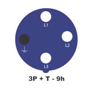 Tomada de Sobrepor Industrial Tramontina 3P+T 16A 220-250V 9H IP44 Azul