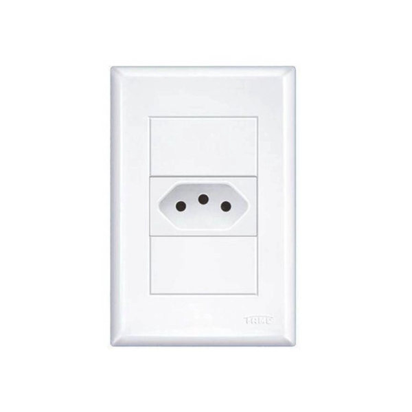 Tomada Fame 2P+T 10A/250V Evidence Branco-6c7ee2f6-5894-47e5-81ec-4cc760686b8d