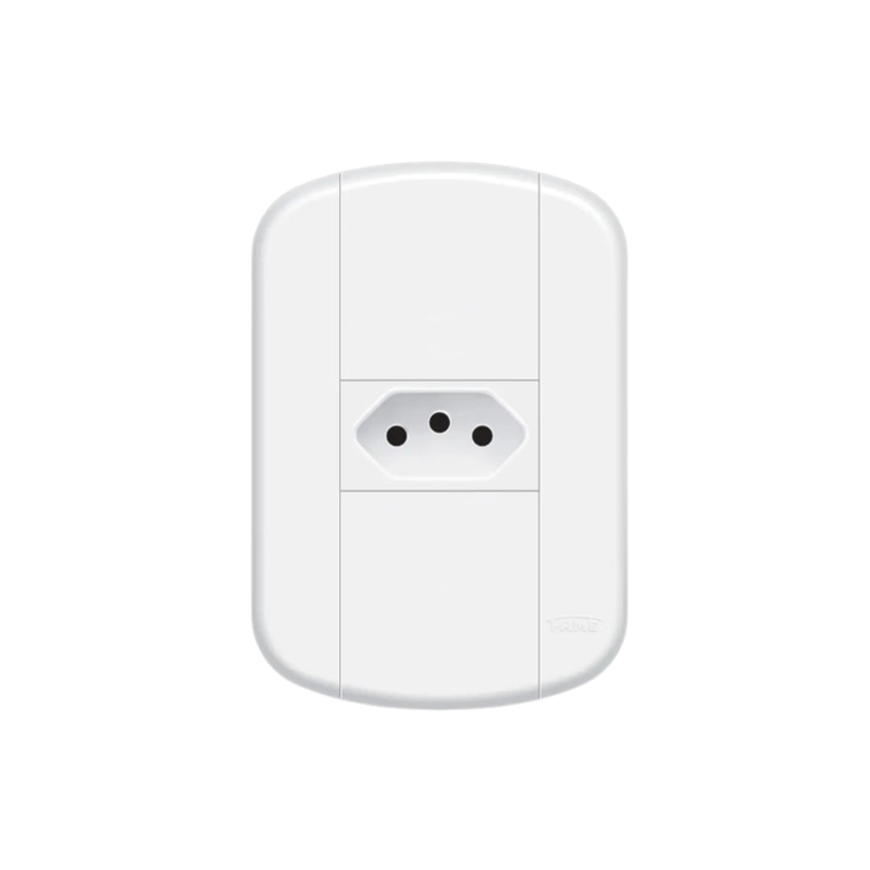 Tomada Padrao Fame 2P+T 10A/250V Blanc Mais Branco-62f2d4ed-1f84-4156-8af1-ac550487f9a6